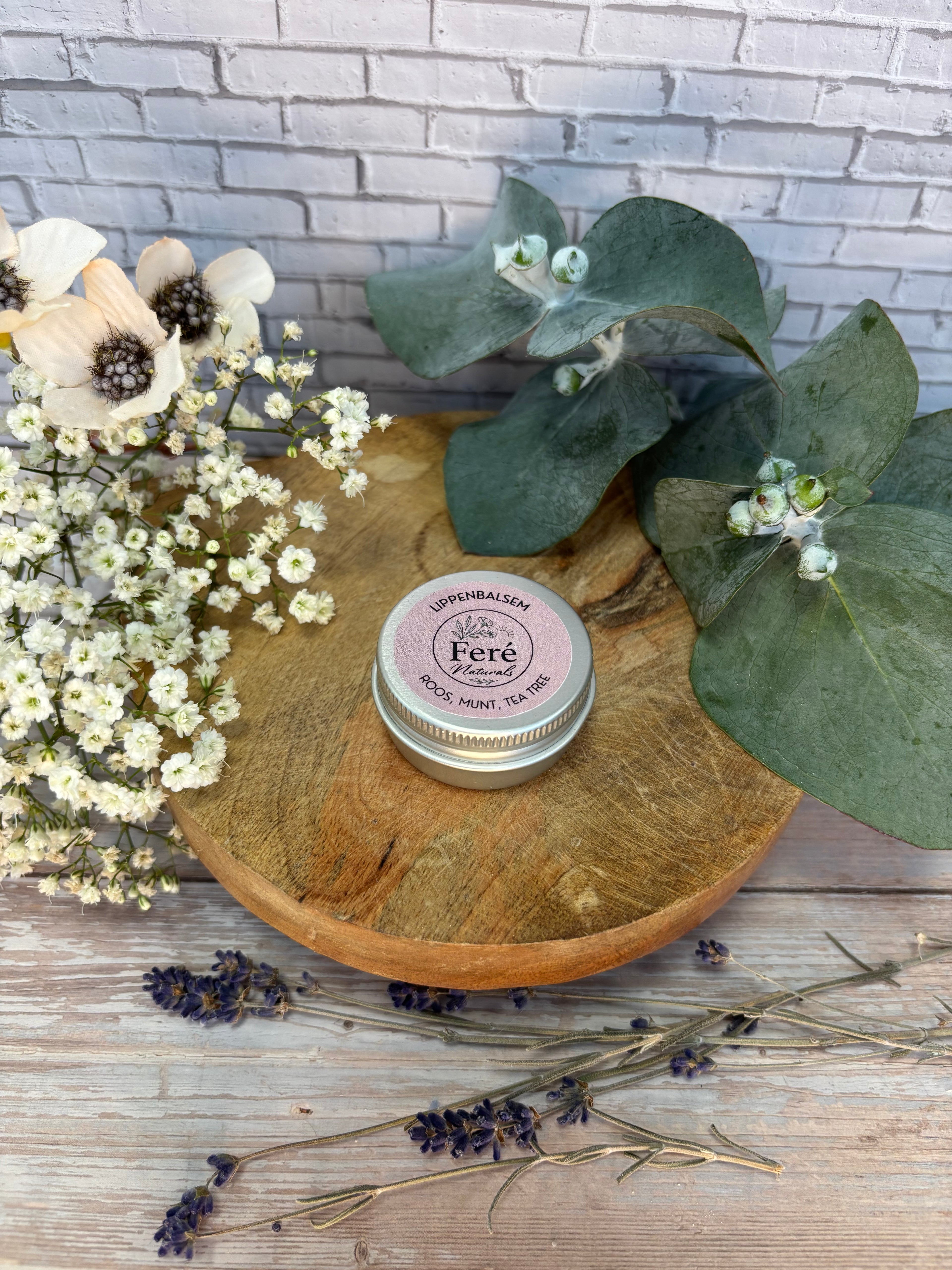 Lippenbalsem                          Roos, Munt, Tea-Tree