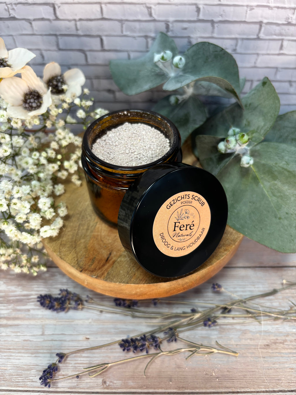 Gezichtsscrub Poedervorm          ( Droog & Lang Houdbaar)