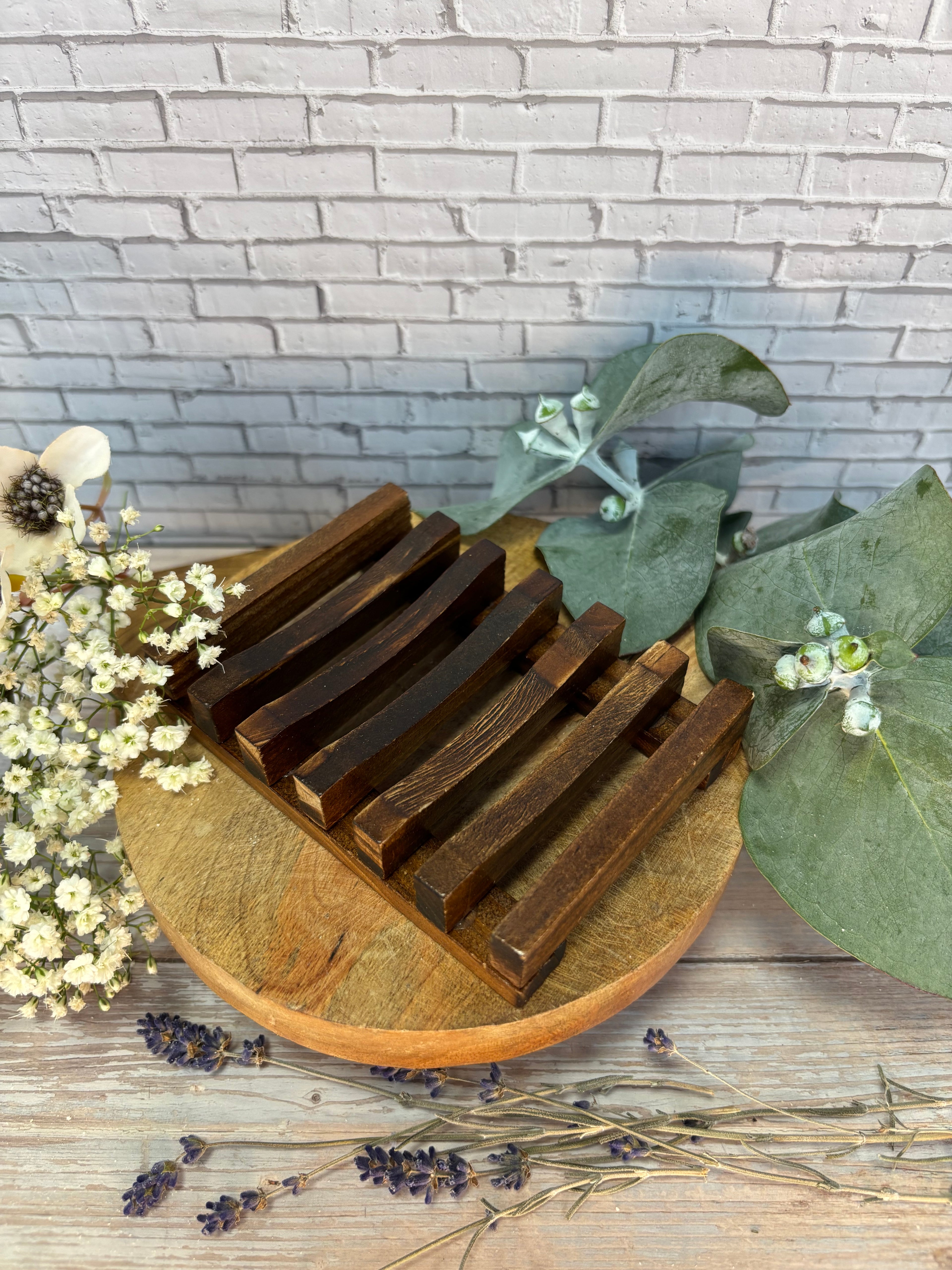 Zeepplankje Donker hout