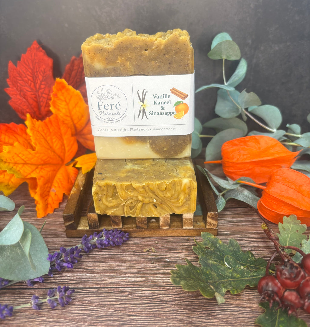 Vanille, Kaneel, Sinaasappel Zeep