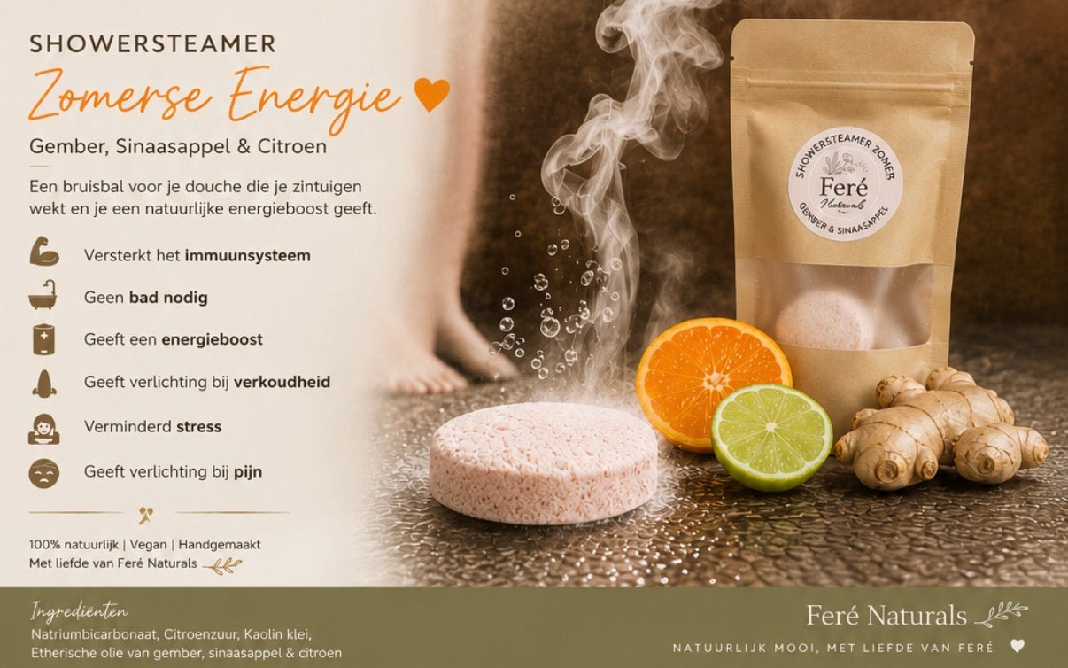 Showersteamer ☀️ Zomerzon – Grapefruit & Bergamot