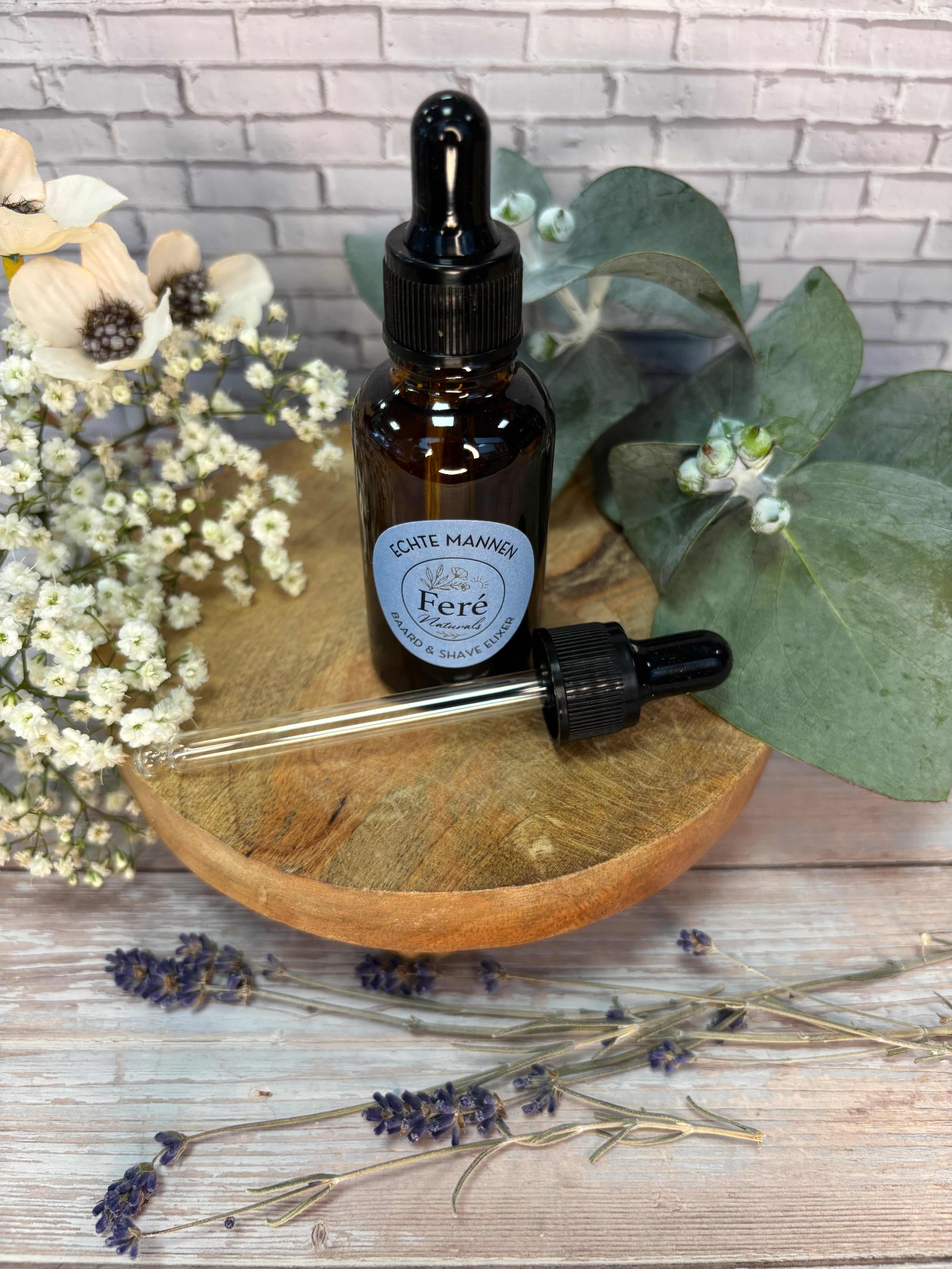 Mannenlijn “Echte mannen Baard & Shave Elixer”