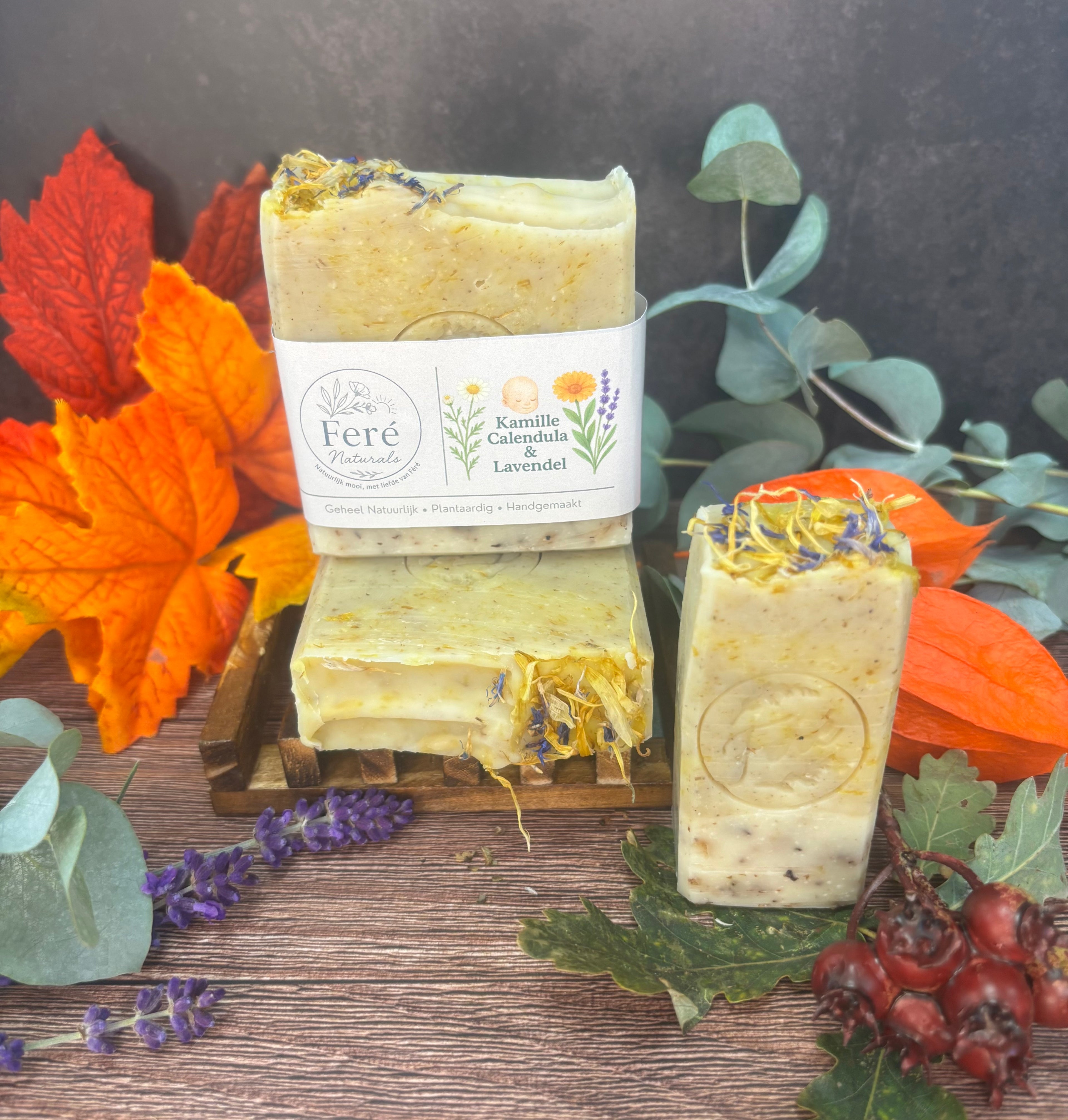 Kamille, Calendula & Lavendel (Baby) Zeep