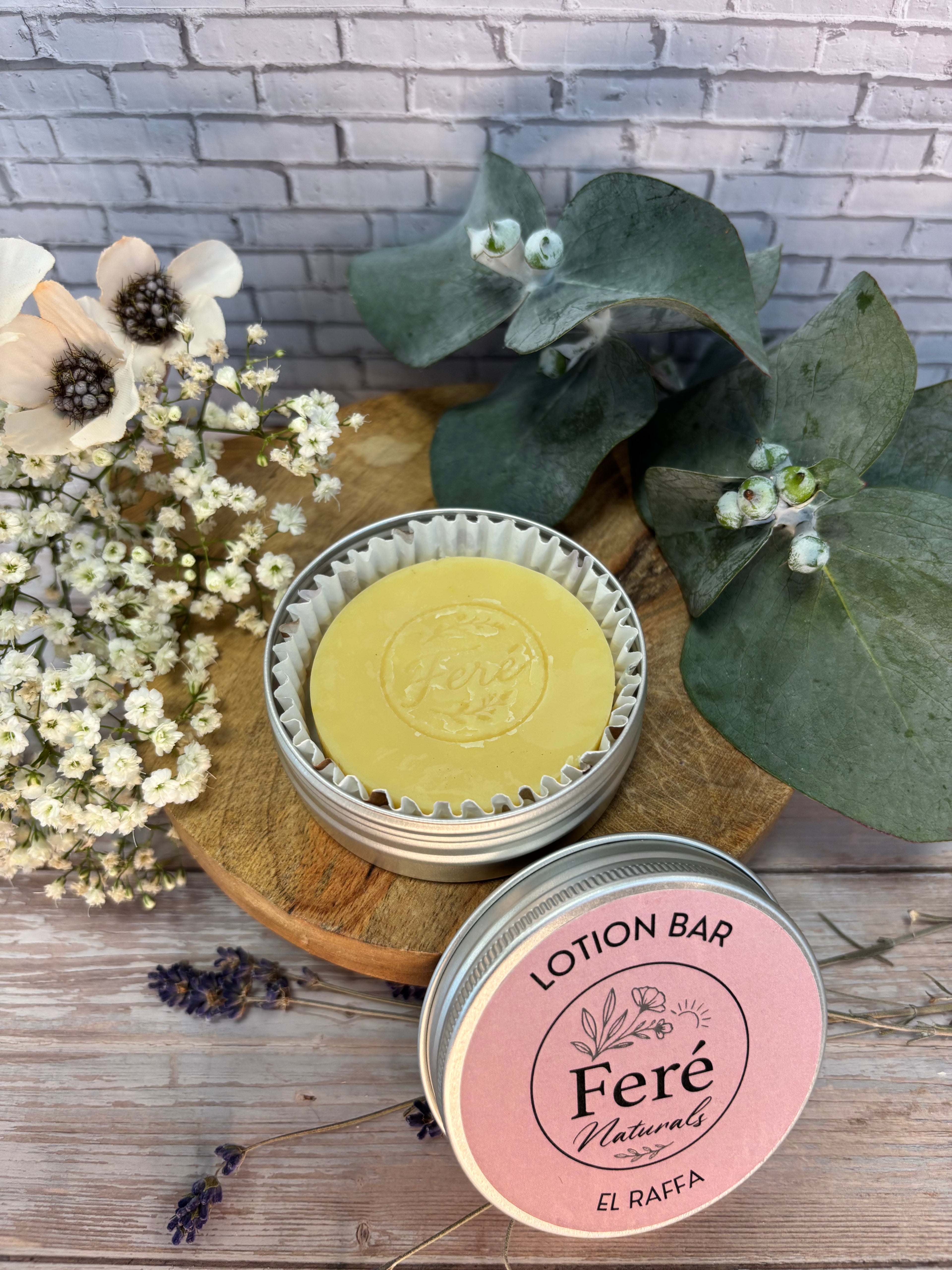 Lotionbar “El Rafa”.                   Voor eczeem- en psoriasishuid verzachtend & beschermend