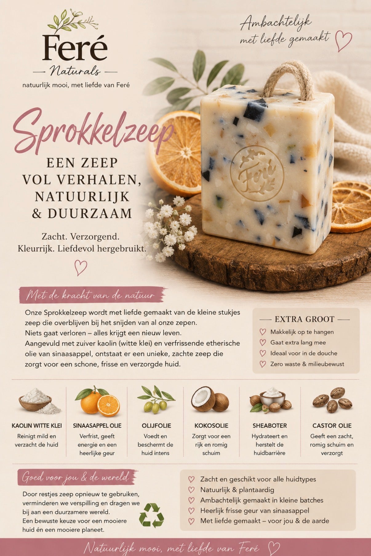 Sprokkelzeep – Een tweede leven, vol verzorging
