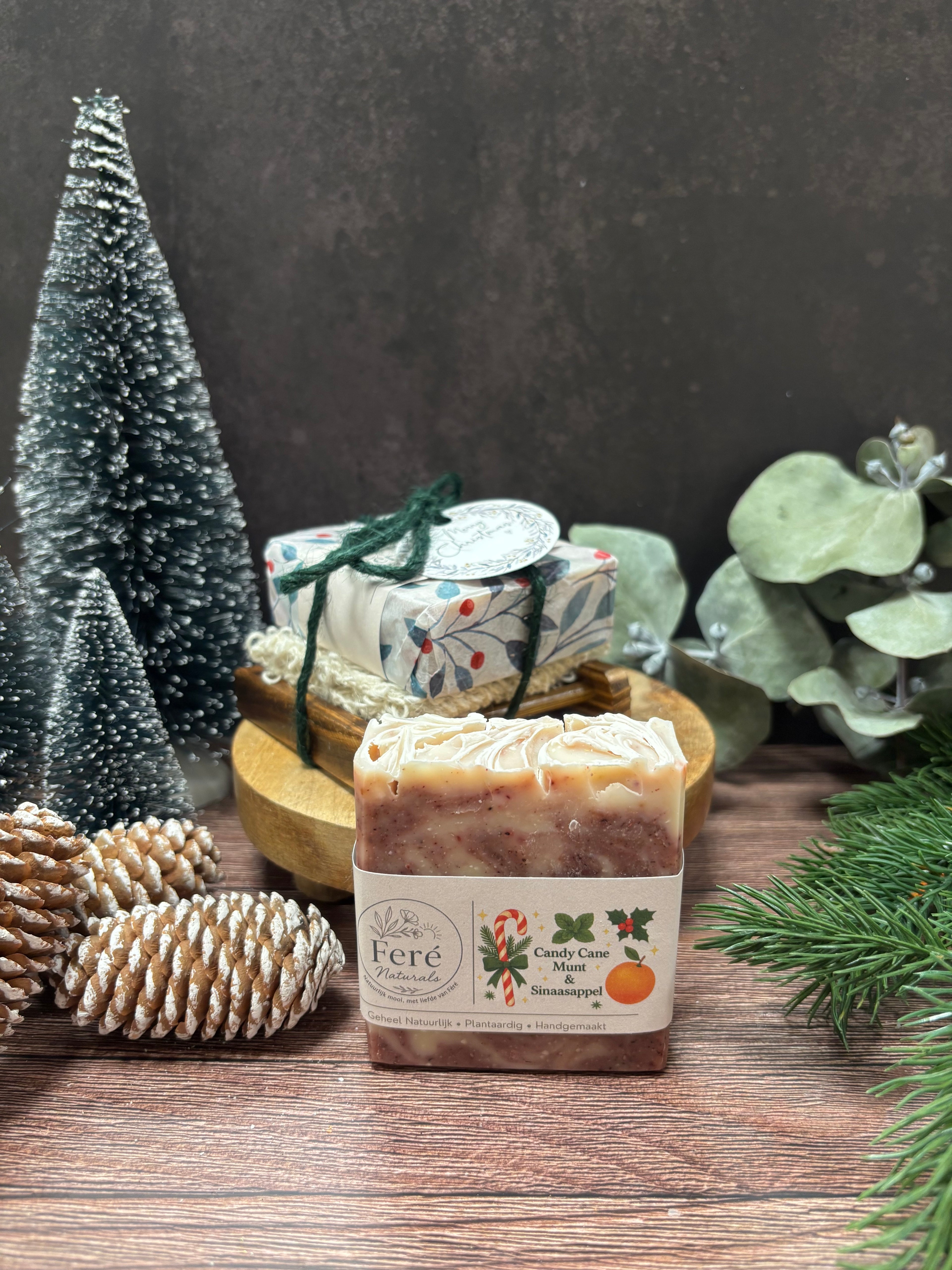 Zeepplankje met Sisalzakje & Zeep  “ Cadeau idee ”