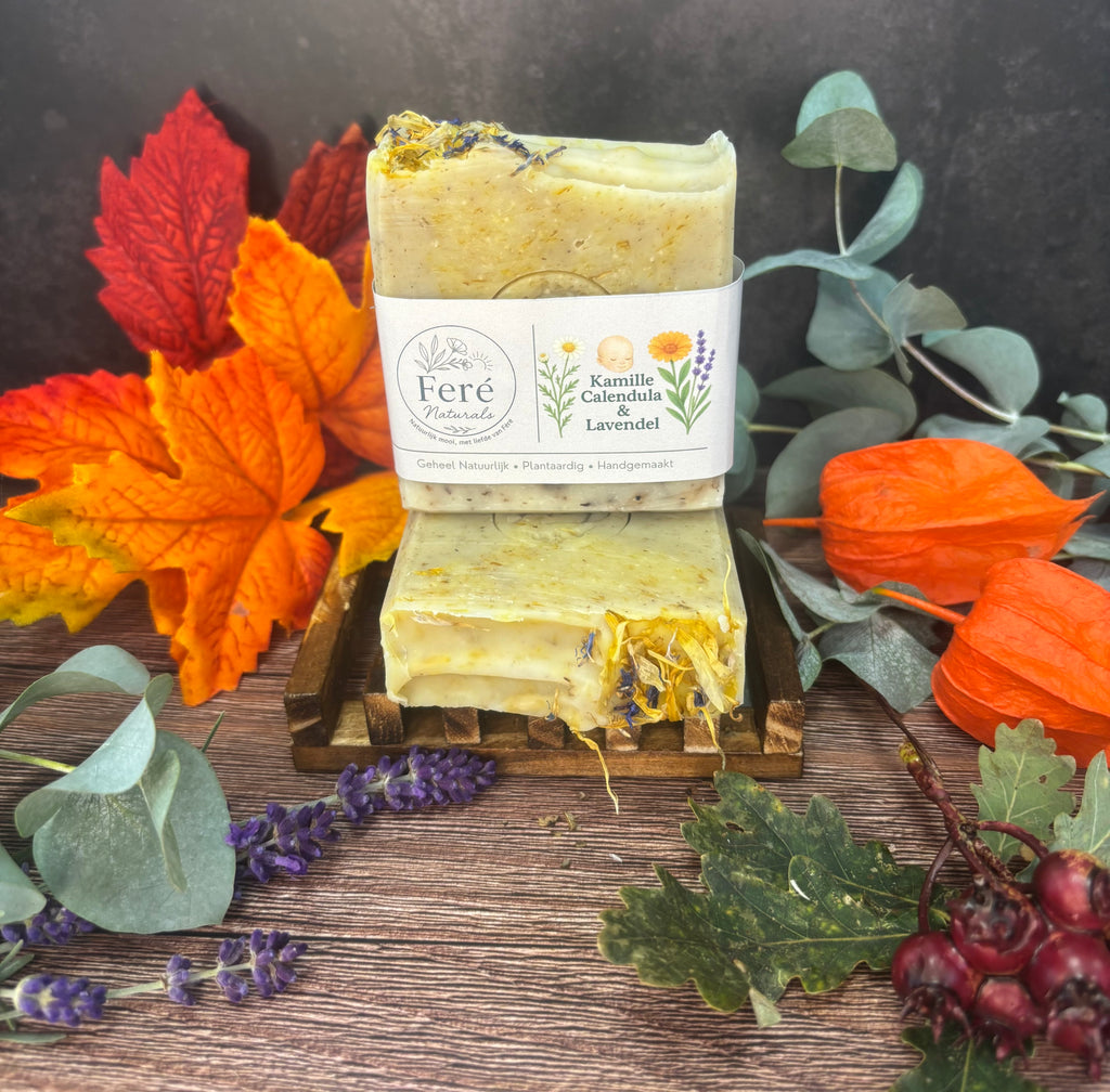 Kamille, Calendula & Lavendel (Baby) Zeep