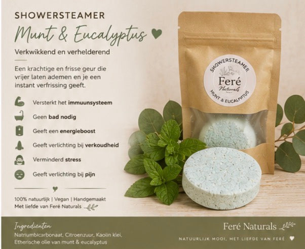 Showersteamer ❄️ Winterlucht Pepermunt & Eucalyptus