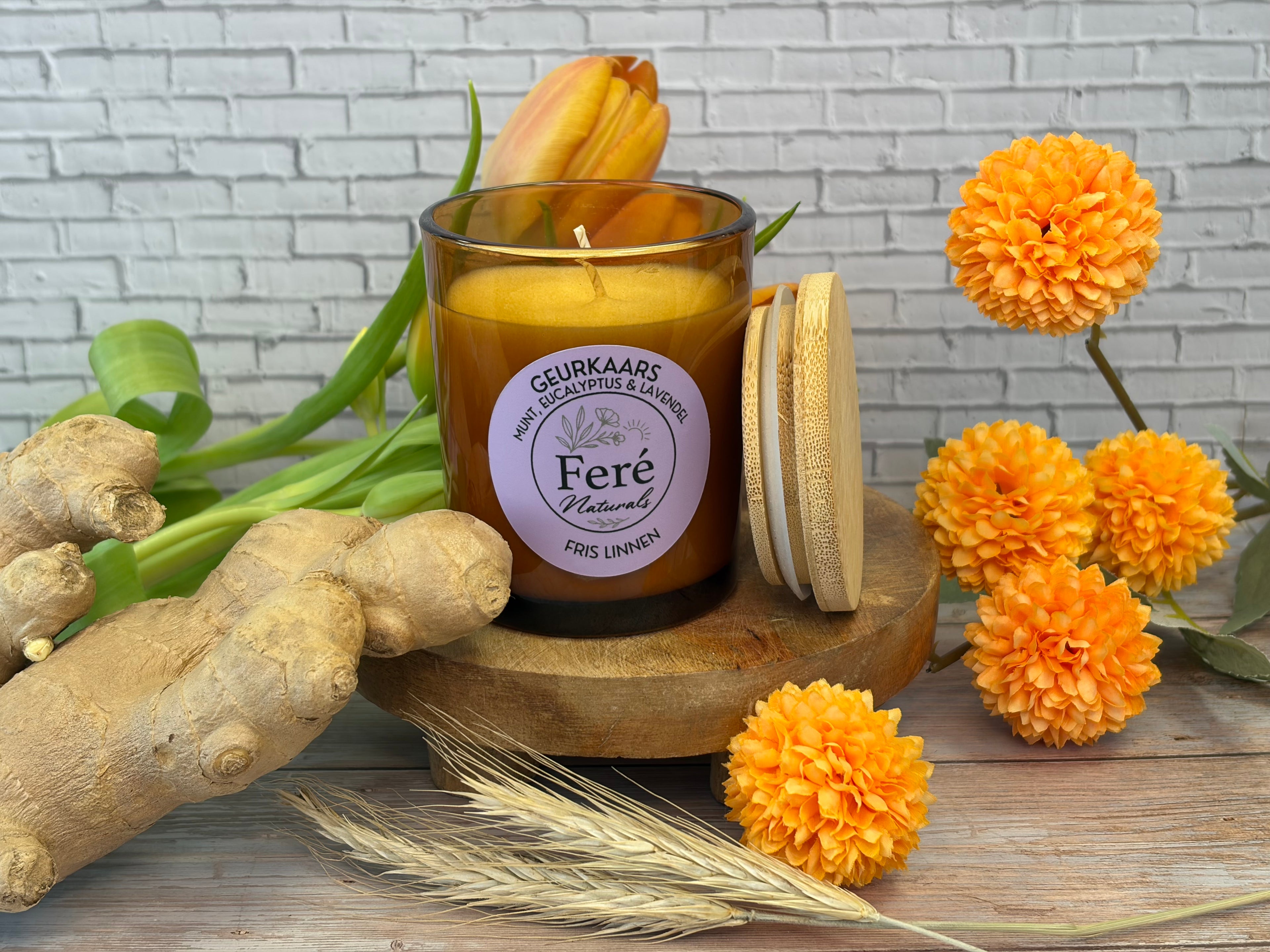Geurkaars “Linnen Fris”