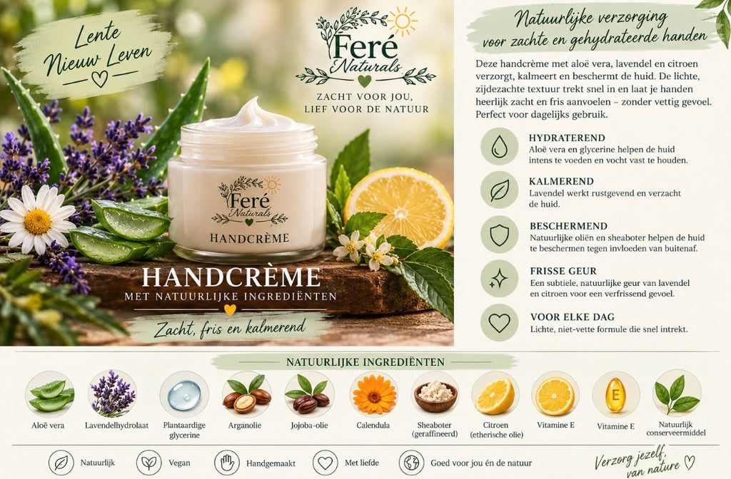 🌸 Lente / Zomer Handcrème “Nieuw Leven”