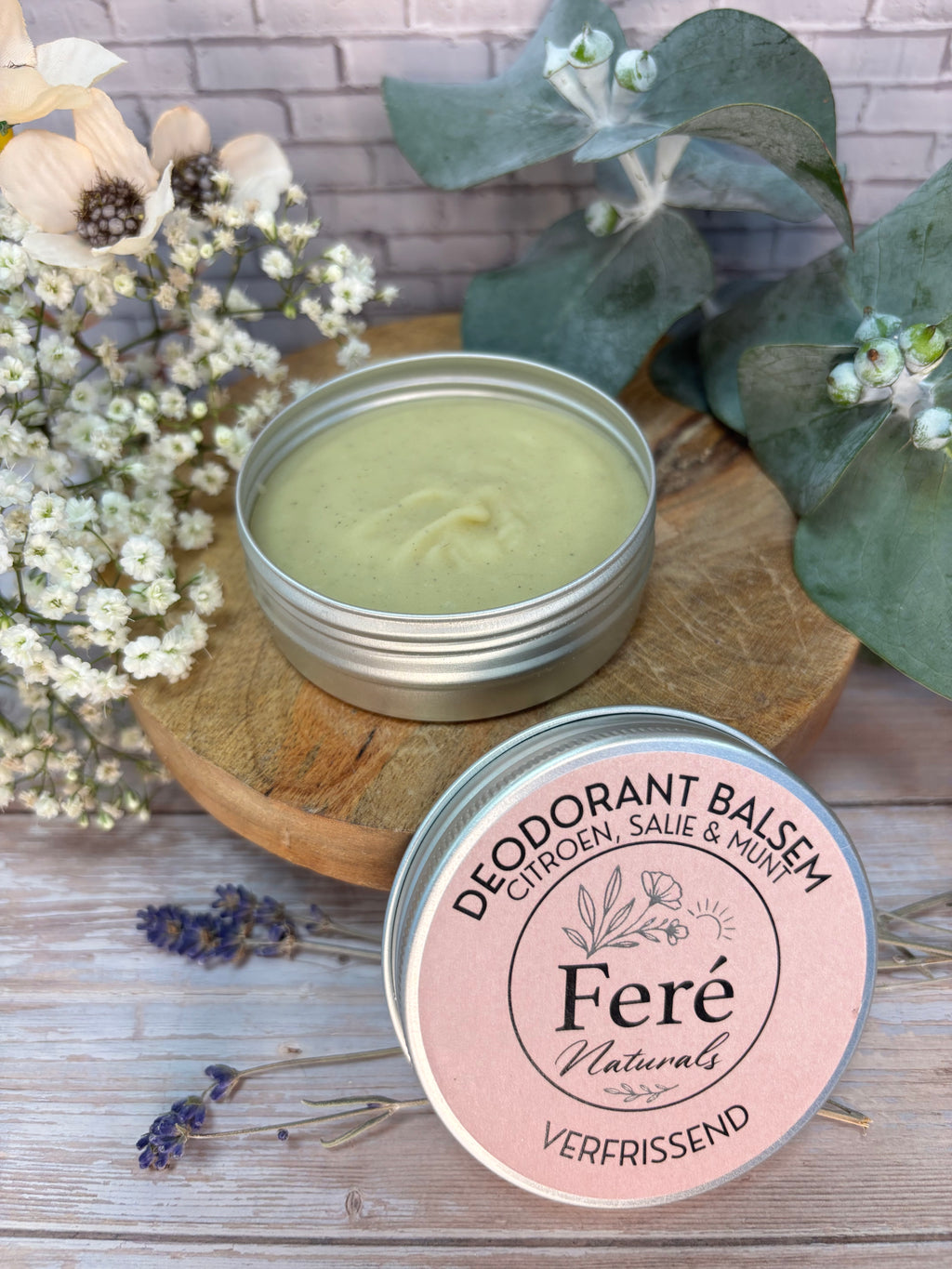 Deodorant Balsem “ Verfrissend”  Citroen, Salie, Munt