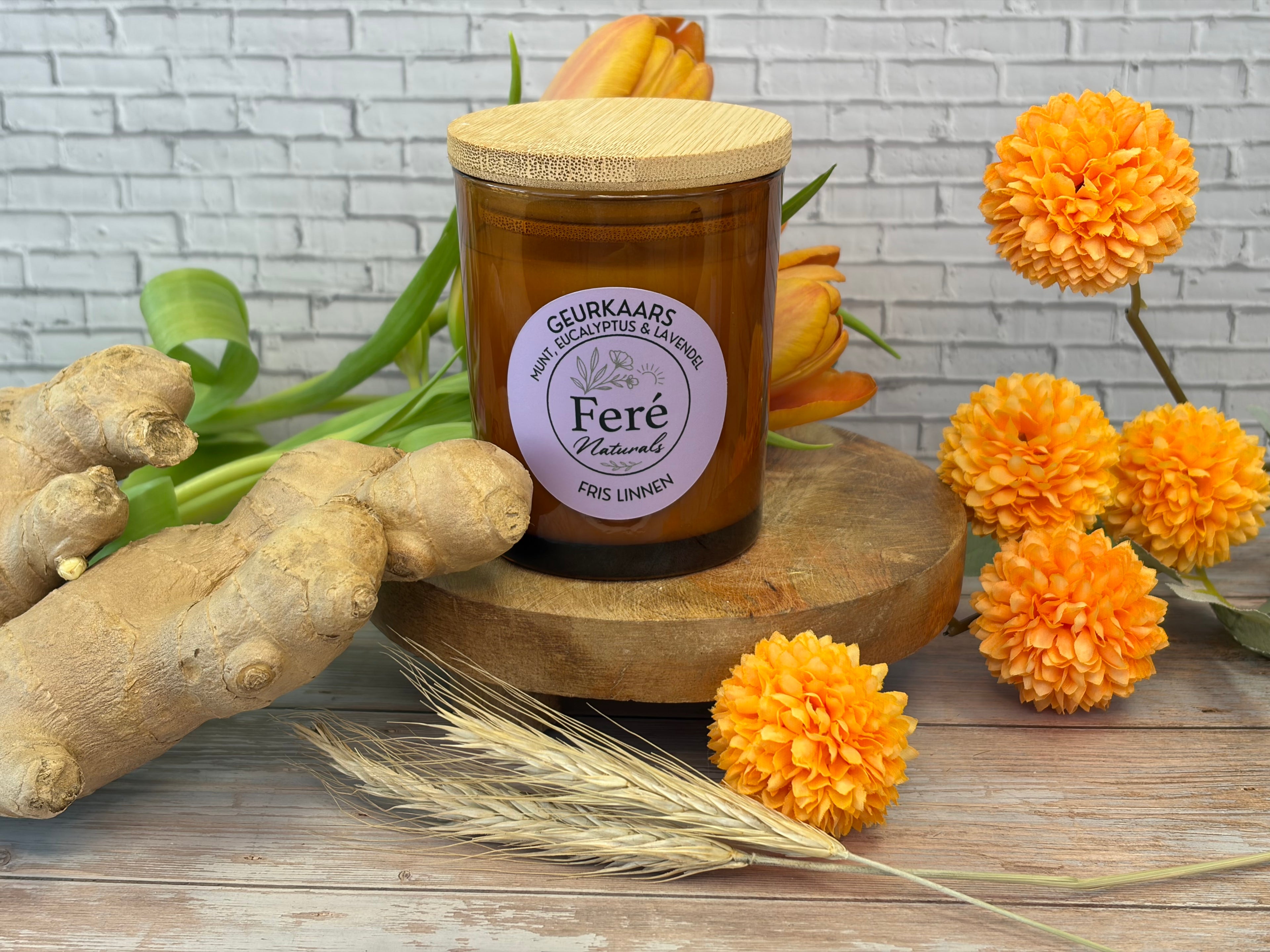 Geurkaars “Linnen Fris”