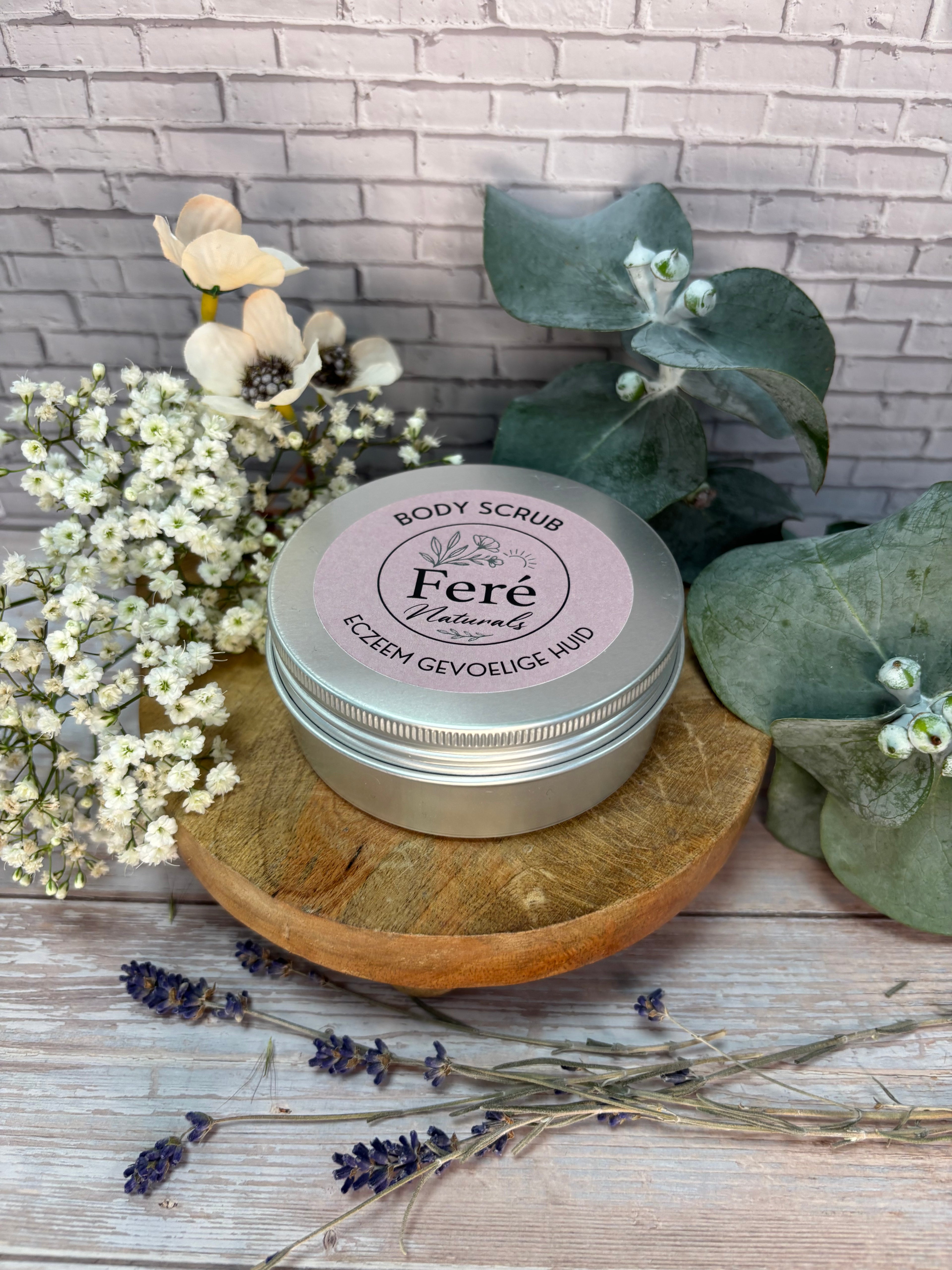 Bodyscrub “Regeneratie”. Eczeemgevoelige huid