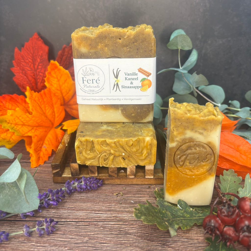 Vanille, Kaneel, Sinaasappel Zeep