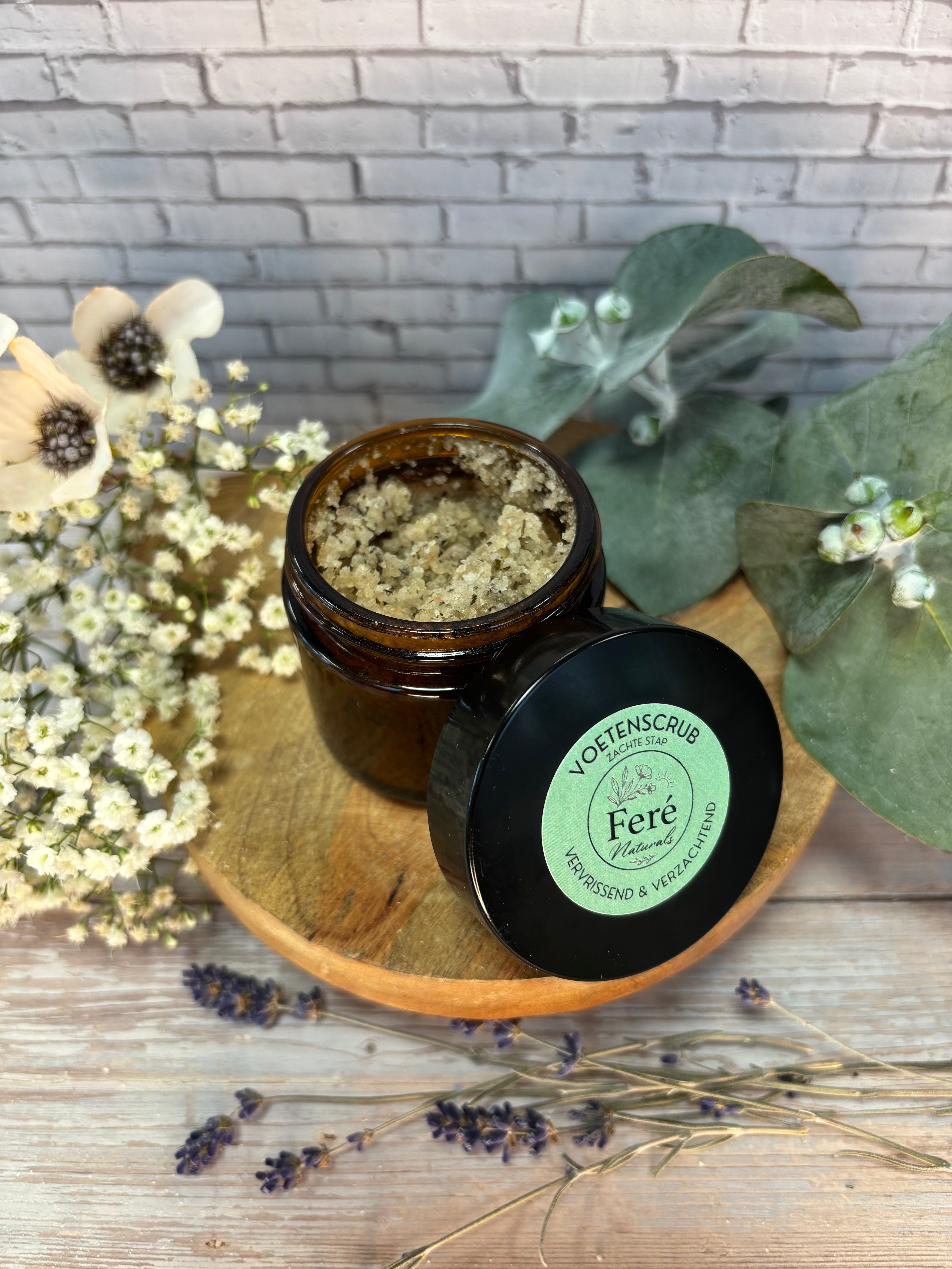 Voetenscrub “Zachte Stap” Verfrissend & Verzachtend