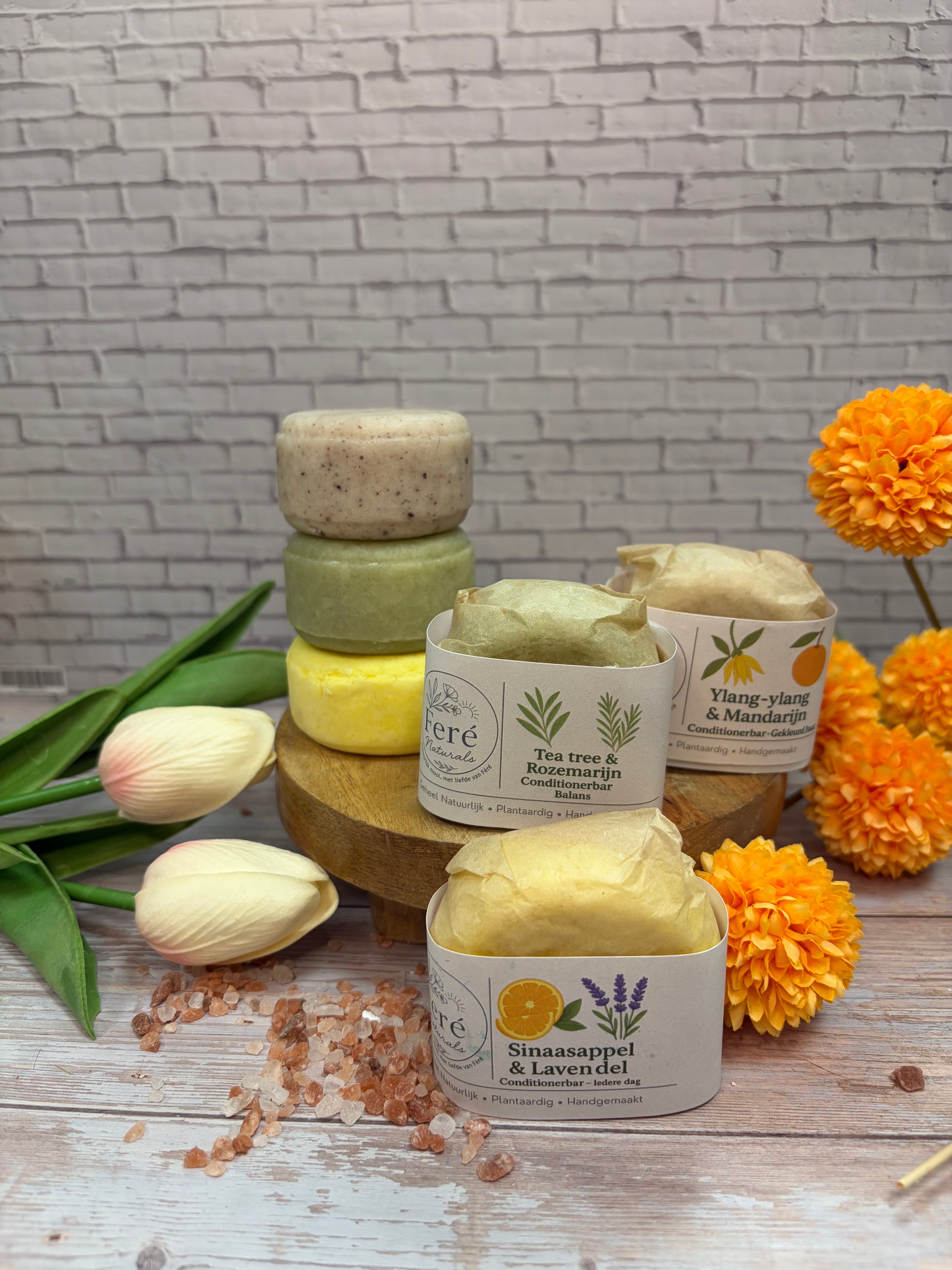 🌾 FERÉ NATURALS – CONDITIONERBARS
“Iedere Dag – Licht & Zacht”